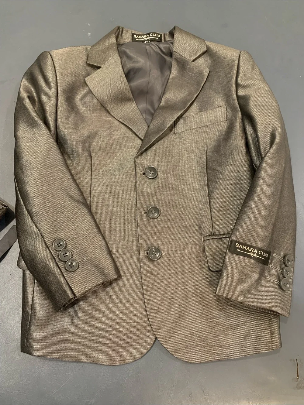 Classic Boys' 3-Piece Gray Suit Set - Vest, Jacket & Pants